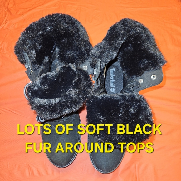 Timberland ReBOTL Black Nubuck Fleece Luxe sz8 New w/Out Tag or Box - Picture 10 of 15